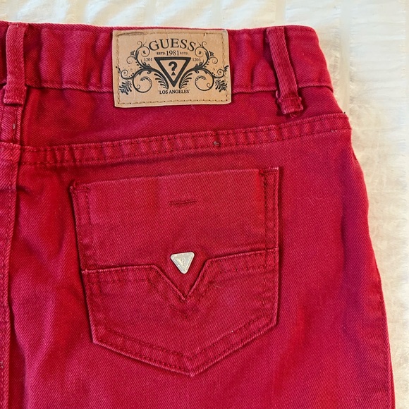 Red Guess Mini Skirt ❤️ - Picture 3 of 5